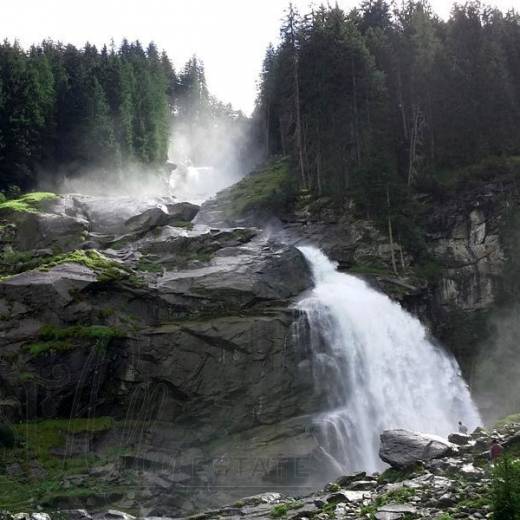 Водопад Кримль (Krimmler Wasserfälle).