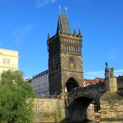 Прага Мостовые башни Карлова моста, Чехия