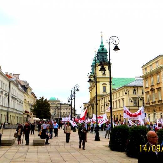 Варшава, Польша 14.09.13-4 — Краковское предместье, завершение прогулки