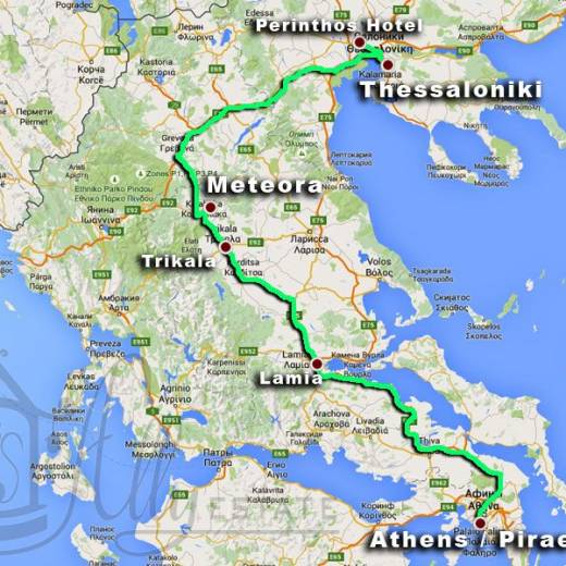 24-25.10.2014 - Дорога из Афин, Греция в Будапешт, Венгрия, нашего путешествия на машине по Европе.