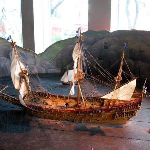 Корабль – музей Васа на острове Дьюргорден в Стокгольме, Швеция.